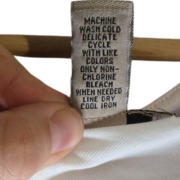 i.e. Woman Pink & White Print Cowl Neck Top Size 2X Plus 0313 - Picture 6 of 7